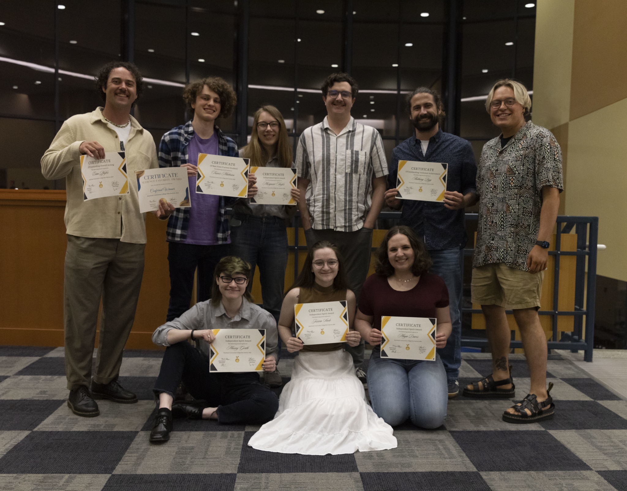 Heartland Hawk Film Festival award certificates